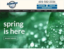 Tablet Screenshot of bowmanheatingandair.com